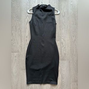Le Chateau - Black Dress with mock neck